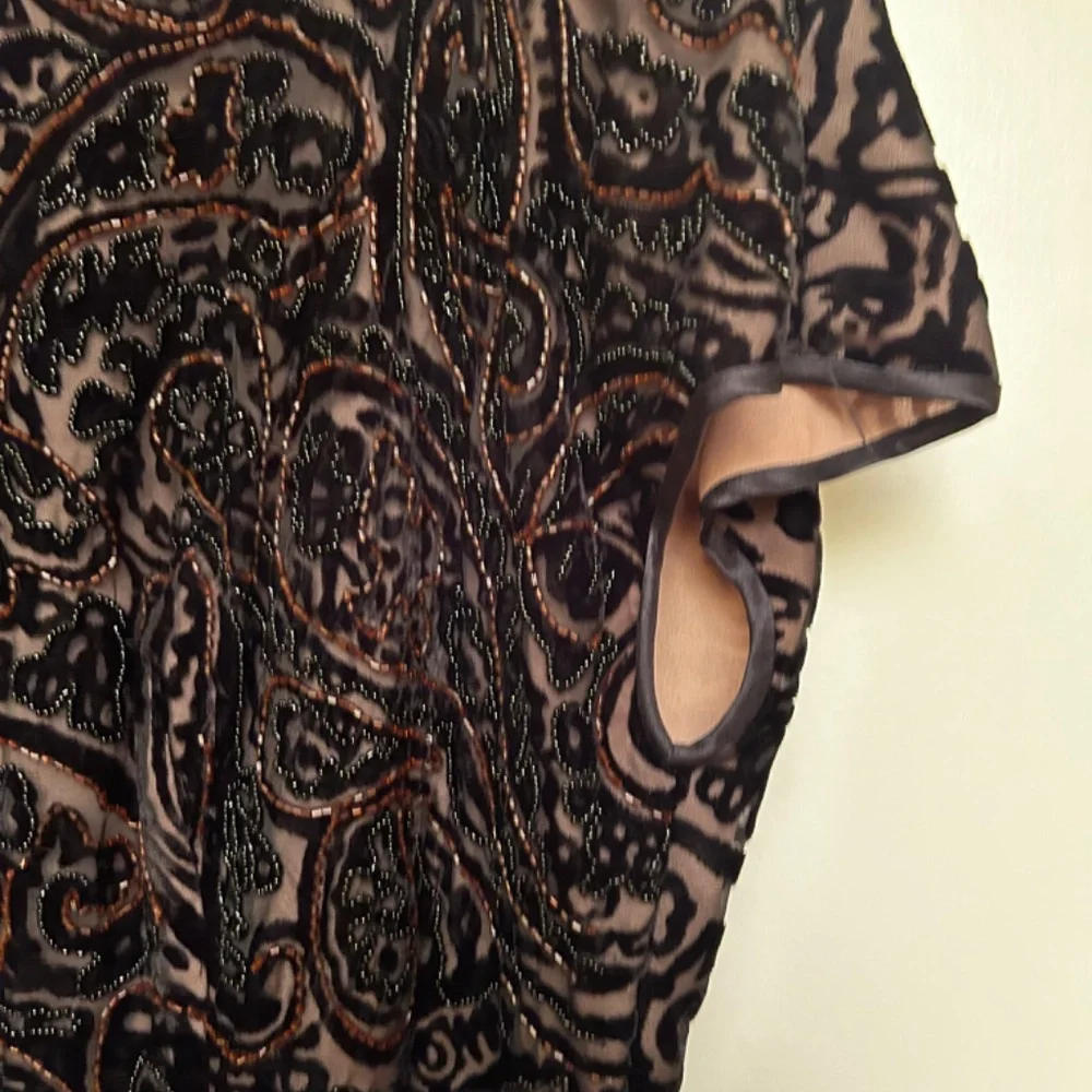 Size 18 Black Velvet Formal Gown - Picture 4 of 5